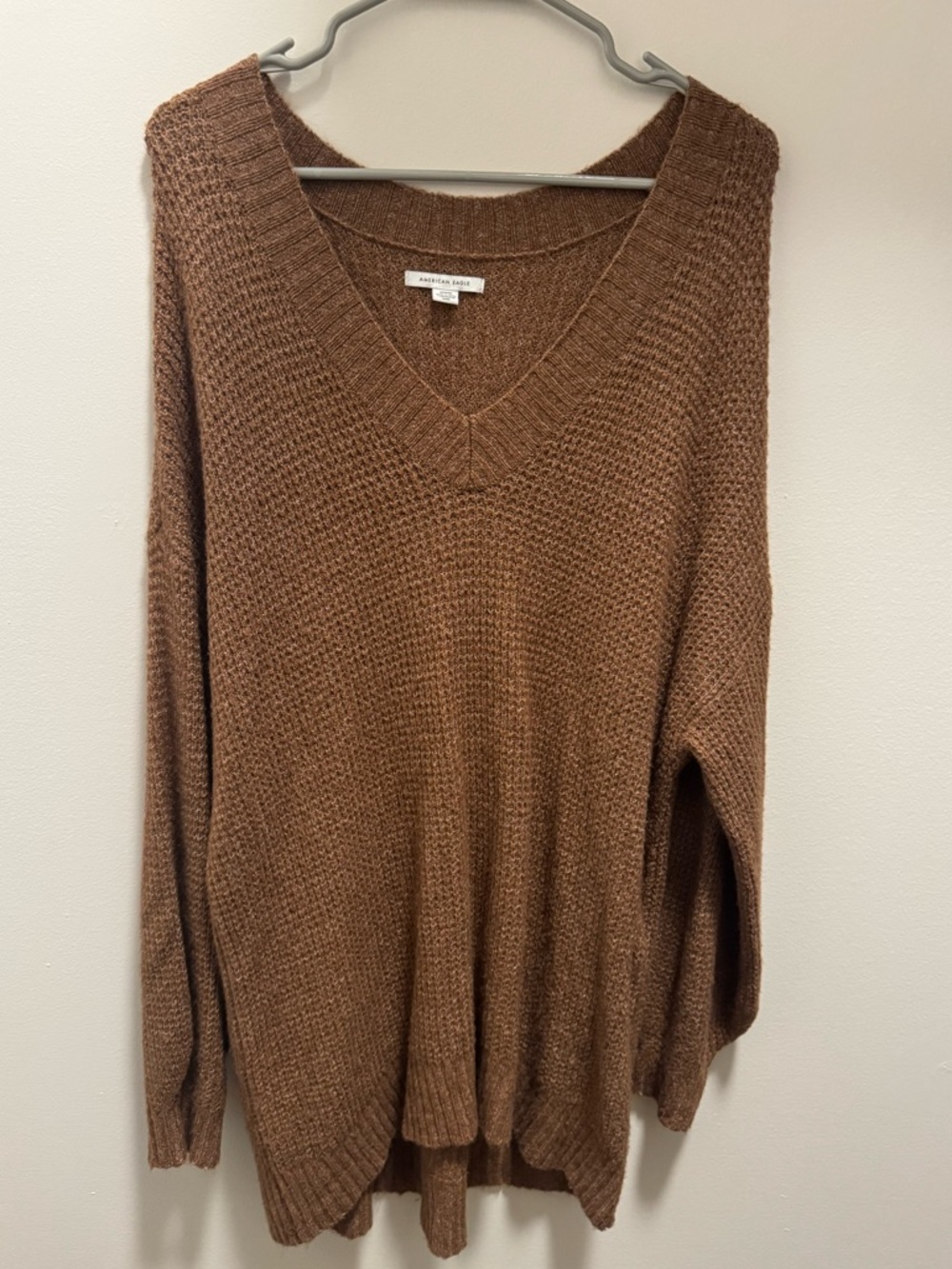 American Eagle V-Neck Oversized Sweater